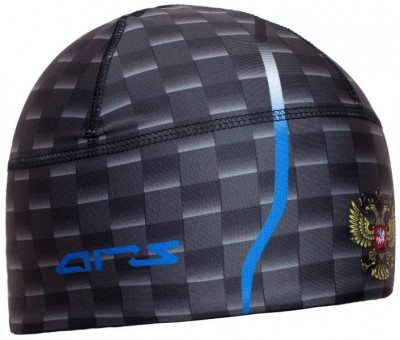 шапка ARS CARBON BLU т-сер/син.