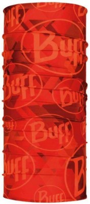 бандана BUFF 117996.211 TIP LOGO ORANGE FLUOR  красн/оранж.лого принт