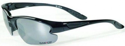 очки CASCO SX-20 1100.10 сер/зерк.поляр. линзы черн.глянц.оправа +доп.2 линзы