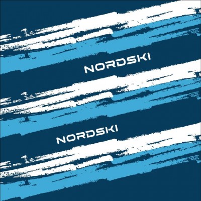 бандана NORDSKI STRIPE SEAPORT NSV411302  т-син/голуб/бел.