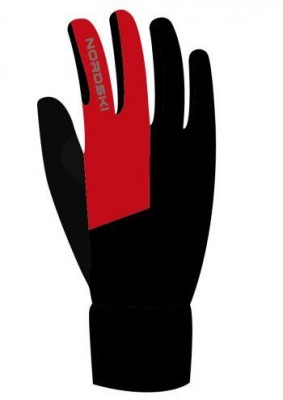 перчатки NORDSKI MOTION JR BLK/RED WS NSJ136190
