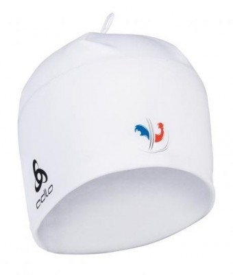 шапка ODLO 772120-FFW01 POLYKNIT FAN WARM бел/FRA флаг