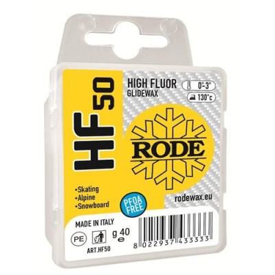 парафин HF RODE HF50  высокофтор.  желтый  0°/-3° С  40г