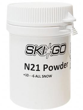 порошок SKI GO N21  +10°/-6°С  для всех типов снега  30г