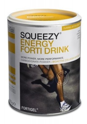 спортивное питание напиток SQUEEZY ENERGY FORTI DRINK 400г (5л) изотоник с коллагеном