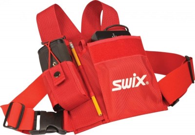 сумка SWIX RE012 жилет тренерский с карманом для рации  красн.