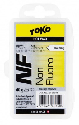 парафин CH TOKO NF Hot Wax Yellow 5501001 желт.  +10°/-4°C  40г