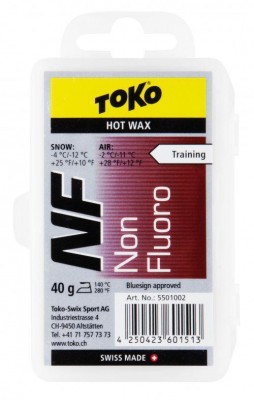 парафин CH TOKO NF Hot Wax Red 5501002 красн.  -2°/-11°C  40г