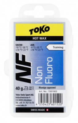парафин CH TOKO NF Hot Wax Blue 5501003 син.  -9°/-30°C  40г