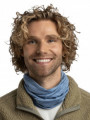бандана BUFF 113010.739 LW MERINO WOOL Solid Lake Blue син-сер. 100%шерсть