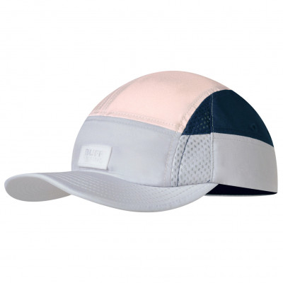 кепка BUFF 125314.933 5 PANEL GO CAP DOMUS LIGHT GREY сер/т-син/роз.