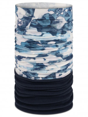 бандана BUFF 138849.707 POLAR Lowan Blue  т-син/син/голуб/бел.принт/т-син.флис PrimaLoft