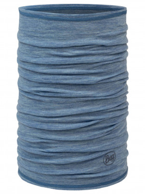 бандана BUFF 113010.739 LW MERINO WOOL Solid Lake Blue син-сер. 100%шерсть