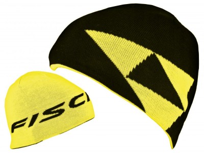 шапка FISCHER LOGO REVERSIBLE G31318-blk-ylw  черн/желт. двусторон. 100% акрил