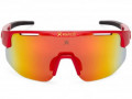 очки KIIRUS SIGMA S 109-01  красн.зерк.+прозр.линзы  узк.красн.оправа