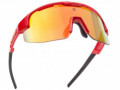 очки KIIRUS SIGMA S 109-01  красн.зерк.+прозр.линзы  узк.красн.оправа