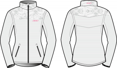 куртка KV+ SPRINT W 23SW06.0 white\grey
