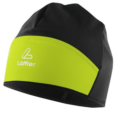 шапка LOFFLER WS L21716-330  лайм/черн.
