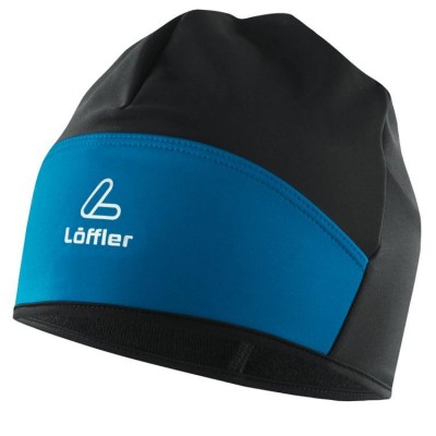 шапка LOFFLER WS L21716-383  син/черн.