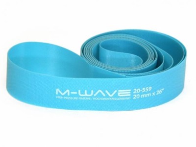ободная лента 5-519340 M-WAVE  пластик  в обод 26"  20мм  голуб.