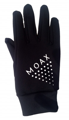 перчатки MOAX RUN STRETCH FIT M2232-10000  черн.