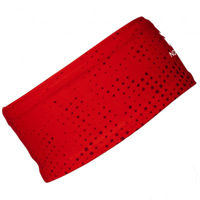 повязка NORDSKI PRO Red/Black NSV142900  красн.  полиэстер/спандекс
