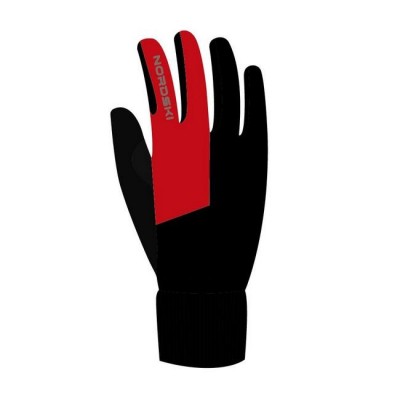 перчатки NORDSKI ACTIVE JR BLK/RED WS NSJ148190