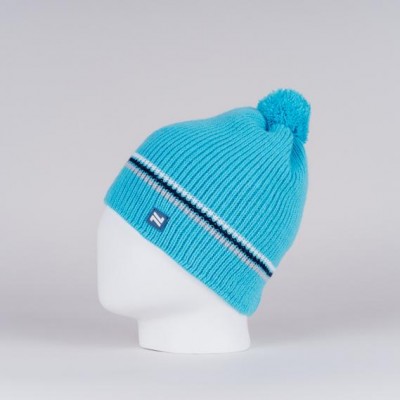 шапка NORDSKI FROST BLUE NSV480701 голуб. с помпоном акрил/полиамид