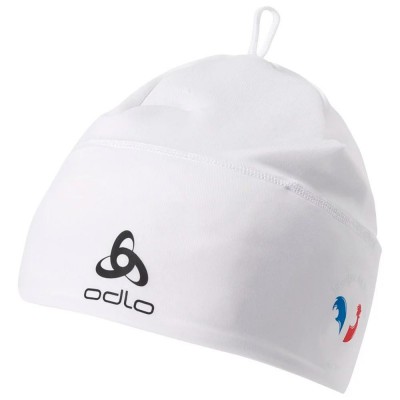 шапка ODLO 762680-FFW01 POLYKNIT FAN WARM бел/FRA флаг