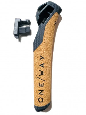 рукоятка ONE WAY CARBON 2.0 MRS GRIP MV OZ80123 16мм  средн. черн. пробк.вставка