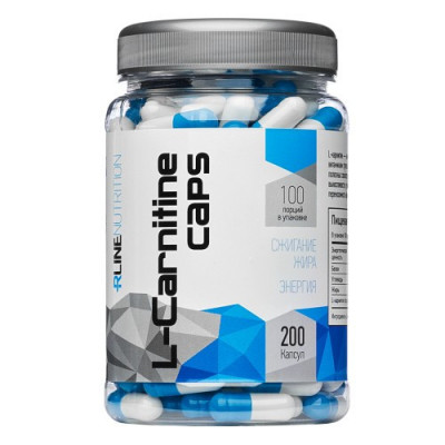 спортивное питание капсулы R-LINE L-CARNITINE CAPS 200 шт.