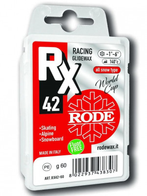парафин FFR RODE RX42-60 RACING ROSSA красн. -1°/-6°С  60г