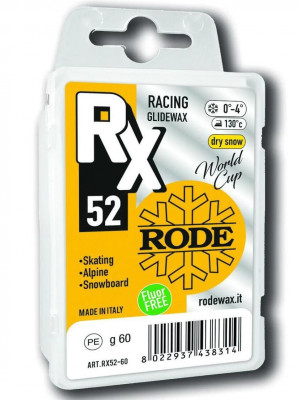 парафин FFR RODE RX52-60 RACING ORANGE оранж. 0°/-4°С  60г
