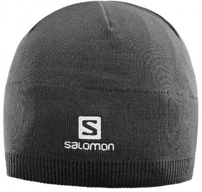 шапка SALOMON BEANIE 395069  черн.