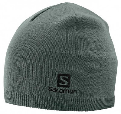 шапка SALOMON BEANIE 402846  т-сер.