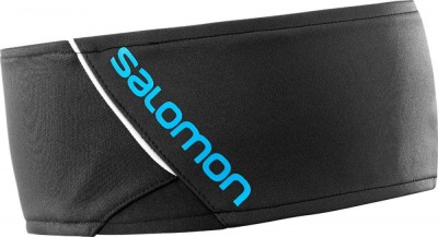 повязка SALOMON RS HEADBAND 402953  черн/син.лого