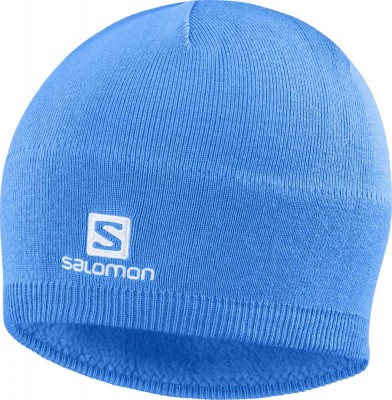 шапка SALOMON BEANIE LC14241  син.