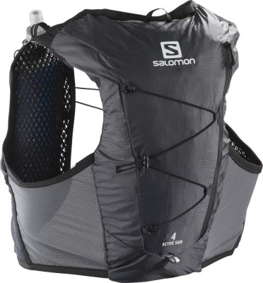 рюкзак SALOMON ACTIVE SKIN 4 SET LC15143  сер/черн.