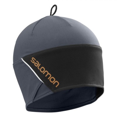 шапка SALOMON RS BEANIE LC16239  сер/черн.