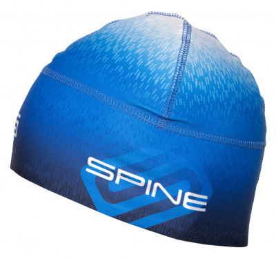 шапка SPINE 04-2021 син. гоночная  полиэстер