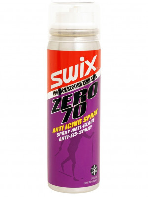 мазь SWIX N6 ZERO 70 SPRAY  антиоблед. для турист. лыж с насечкой  спрей   70мл