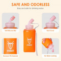 фляга UTOBEST SOFT FLASK UTR216-550 Straw мягкая оранж. 550мл с трубкой