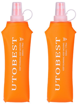 фляга UTOBEST SOFT FLASK UTR203-500-2 Orange мягкая оранж. 500мл 2шт.в компл.